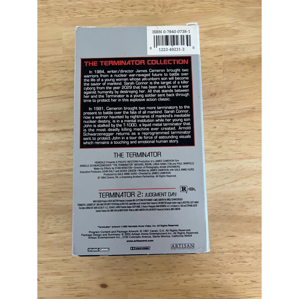 The Terminator Collection VHS Box Set - Picture 4 of 4